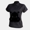 Women's piped performance polo Thumbnail