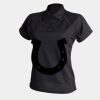 Women's piped performance polo Thumbnail
