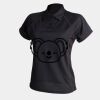 Women's piped performance polo Thumbnail