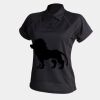 Women's piped performance polo Thumbnail