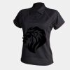 Women's piped performance polo Thumbnail