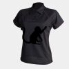 Women's piped performance polo Thumbnail