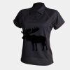 Women's piped performance polo Thumbnail