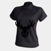 Women's piped performance polo Thumbnail
