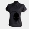 Women's piped performance polo Thumbnail