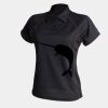 Women's piped performance polo Thumbnail