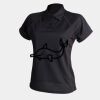 Women's piped performance polo Thumbnail