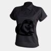 Women's piped performance polo Thumbnail