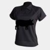 Women's piped performance polo Thumbnail