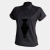Women's piped performance polo Thumbnail