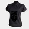 Women's piped performance polo Thumbnail