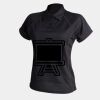 Women's piped performance polo Thumbnail