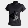 Women's piped performance polo Thumbnail