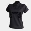 Women's piped performance polo Thumbnail