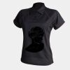 Women's piped performance polo Thumbnail