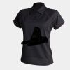 Women's piped performance polo Thumbnail