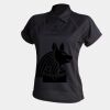 Women's piped performance polo Thumbnail
