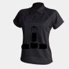 Women's piped performance polo Thumbnail