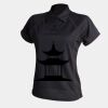Women's piped performance polo Thumbnail