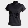 Women's piped performance polo Thumbnail