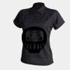 Women's piped performance polo Thumbnail