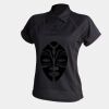 Women's piped performance polo Thumbnail