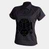 Women's piped performance polo Thumbnail