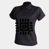 Women's piped performance polo Thumbnail