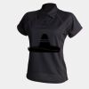 Women's piped performance polo Thumbnail