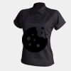 Women's piped performance polo Thumbnail
