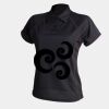 Women's piped performance polo Thumbnail