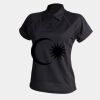 Women's piped performance polo Thumbnail
