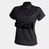 Women's piped performance polo Thumbnail