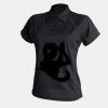 Women's piped performance polo Thumbnail