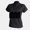 Women's piped performance polo Thumbnail