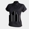 Women's piped performance polo Thumbnail
