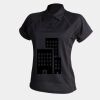 Women's piped performance polo Thumbnail