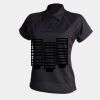 Women's piped performance polo Thumbnail