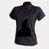 Women's piped performance polo Thumbnail