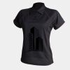 Women's piped performance polo Thumbnail