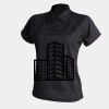 Women's piped performance polo Thumbnail