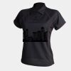 Women's piped performance polo Thumbnail