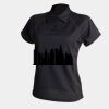 Women's piped performance polo Thumbnail