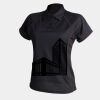 Women's piped performance polo Thumbnail