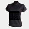 Women's piped performance polo Thumbnail