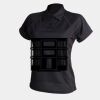Women's piped performance polo Thumbnail