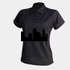 Women's piped performance polo Thumbnail