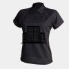 Women's piped performance polo Thumbnail