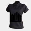 Women's piped performance polo Thumbnail