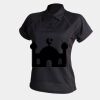 Women's piped performance polo Thumbnail